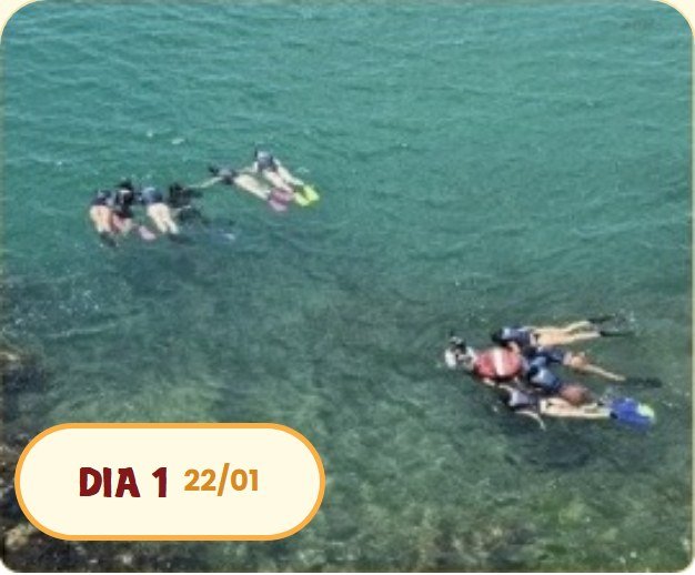 Arraial do Cabo, dia 1 da viagem (22/01)